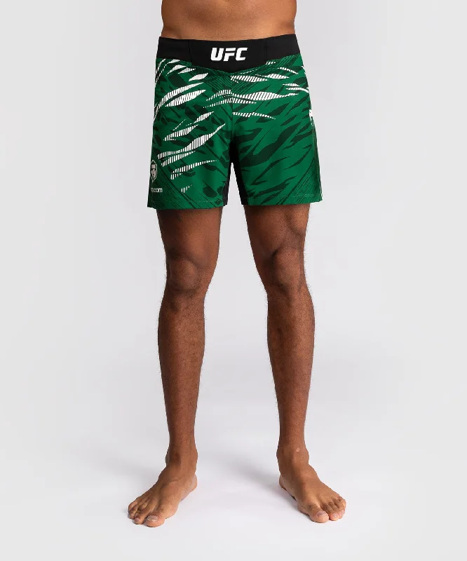 UFC Fusion by Venum Authentic Fight Night Men’s Fight Short - Short Fit - Green Masculine Men's Thick