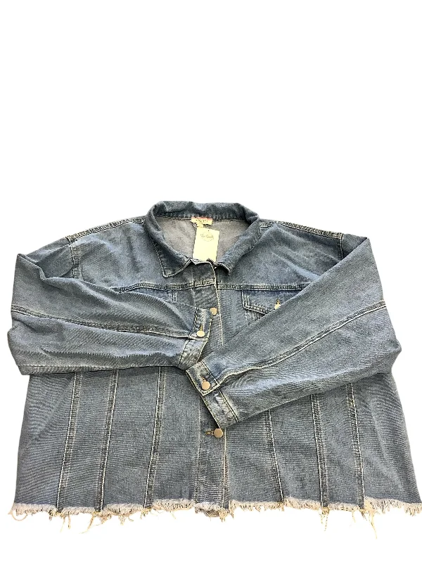 Jacket Denim By Andree By Unit In Blue Denim, Size: 3x Classic Men's Pin