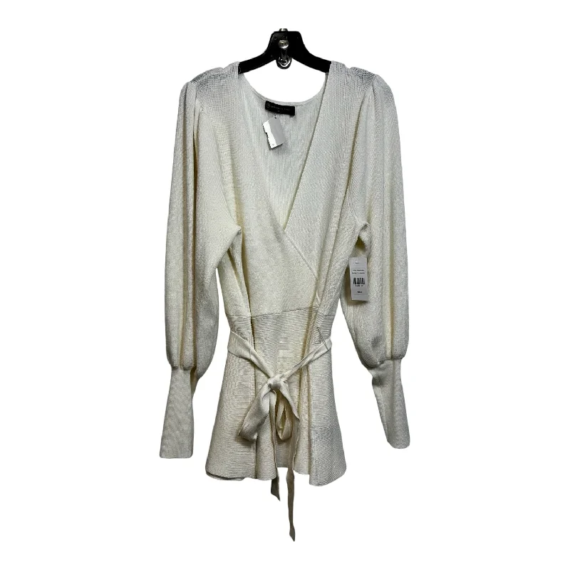 Sweater By Fashion To Figure In Ivory, Size: 2x Elegant Men's Formal 