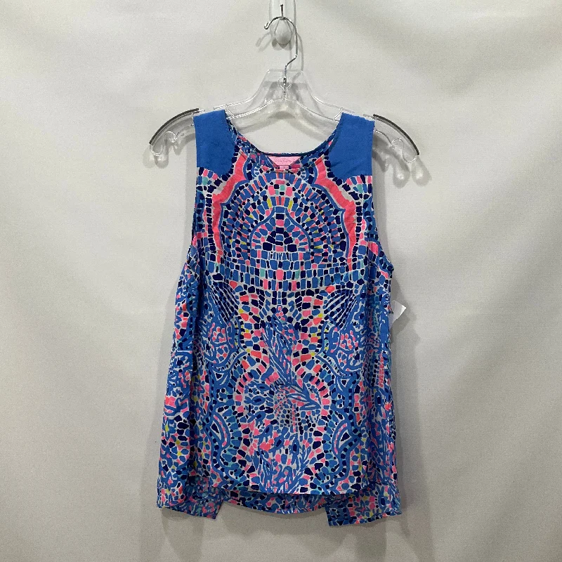 Blue Top Sleeveless Lilly Pulitzer, Size S Cozy Men's Sherpa