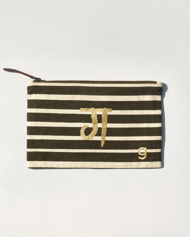 Alphabet G Pouch Minimalist Men's Casual 
