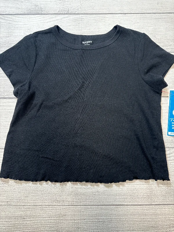 Top Short Sleeve Basic By Old Navy In Black, Size: Xl Bold Men's Statement