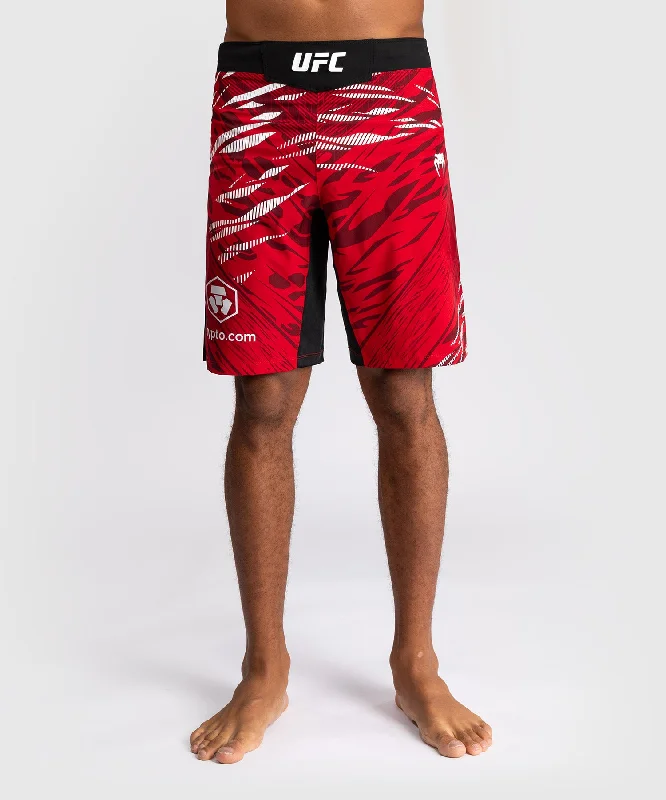 UFC Fusion by Venum Authentic Fight Night Men’s Fight Short - Long Fit - Red Youthful Men's Pop