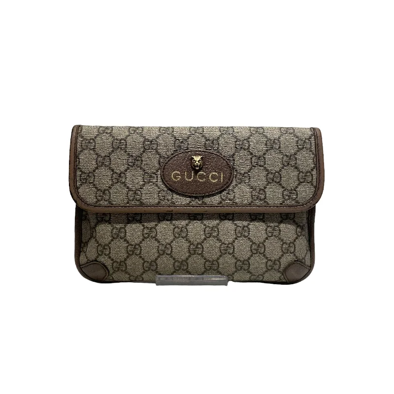 GUCCI/Fanny Pack/Monogram/Cotton/BRW/Neo Supreme GG Cool Men's Skate