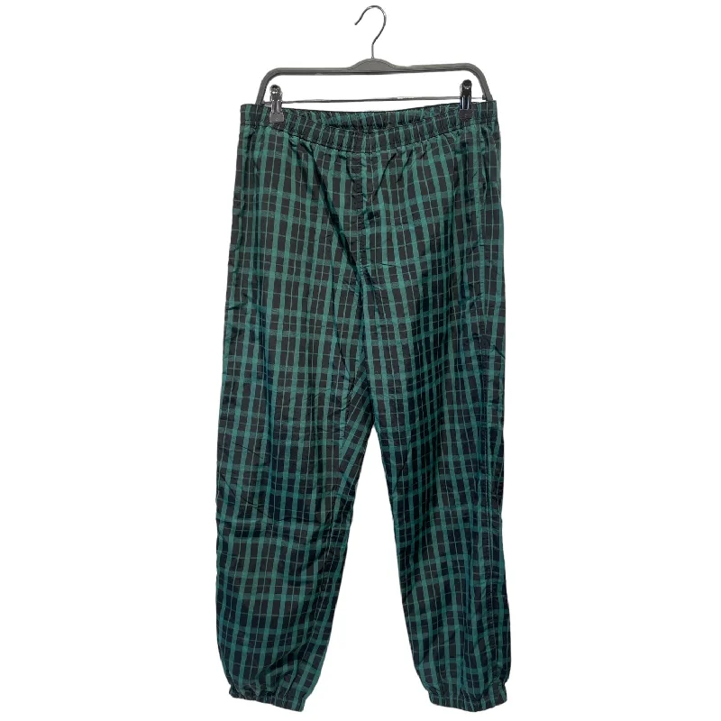 Supreme/Straight Pants/M/Nylon/GRN/Plaid/ Organic