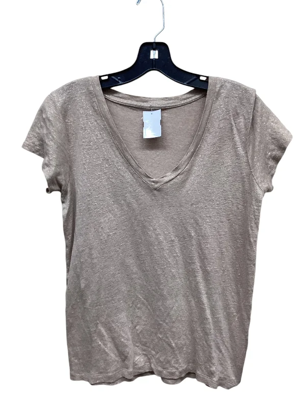 Top Short Sleeve By J. Crew In Tan, Size: M Hip Men's Urban