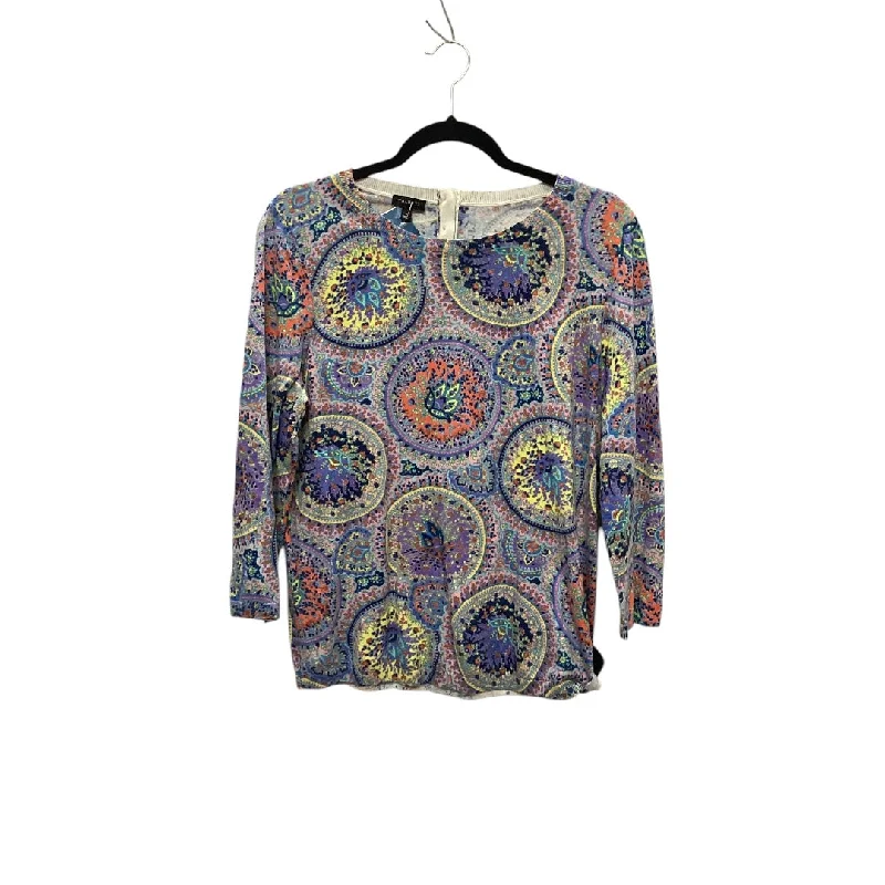 Top Long Sleeve By Talbots In Multi-colored, Size: L Hip Men's Urban