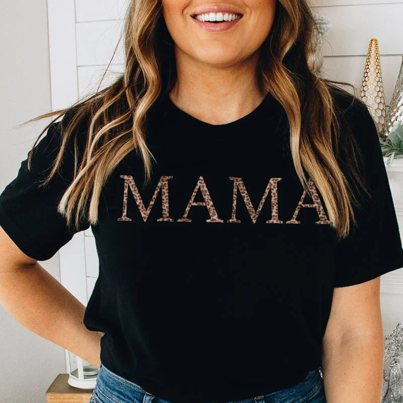 Mama Empire Leopard Print T-Shirt (MRK X) Street