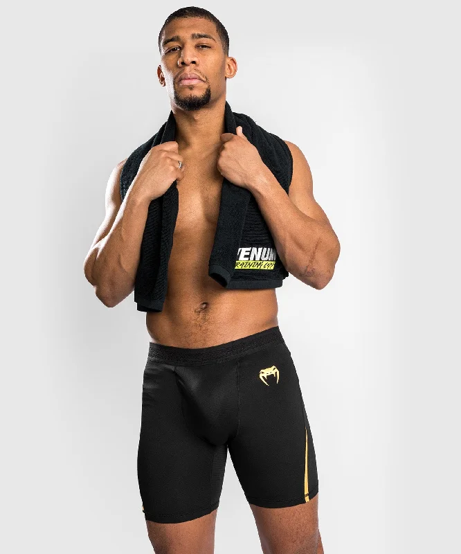 Venum Tempest 2.0 Vale Tudo Shorts – Black/Gold Monochromatic Office Style