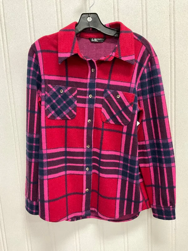 Top Ls By Members Mark In Pink & Purple, Size:S Practical Men's Multi