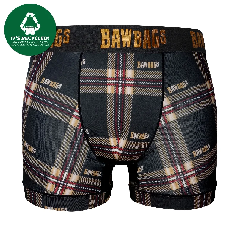 Cool De Sacs Gold Trinity Tartan Technical Boxer Shorts Traditional Men's Country