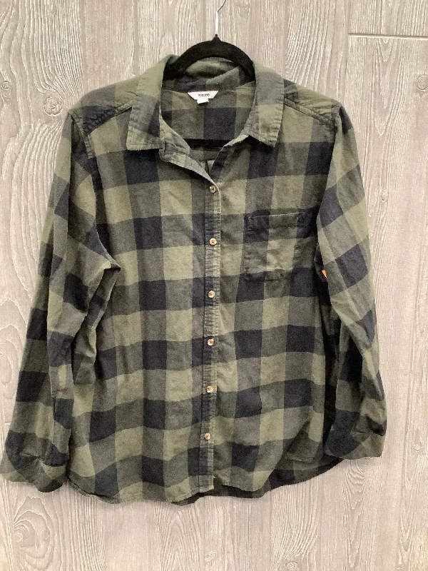Top Long Sleeve By Sonoma In Green, Size: Xl Earthy Men's Sustainable 