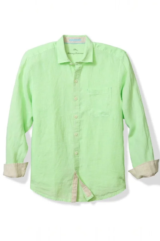 Tommy Bahama Paradise Breezer Long Sleeve Linen Shirt Sophisticated Men's French