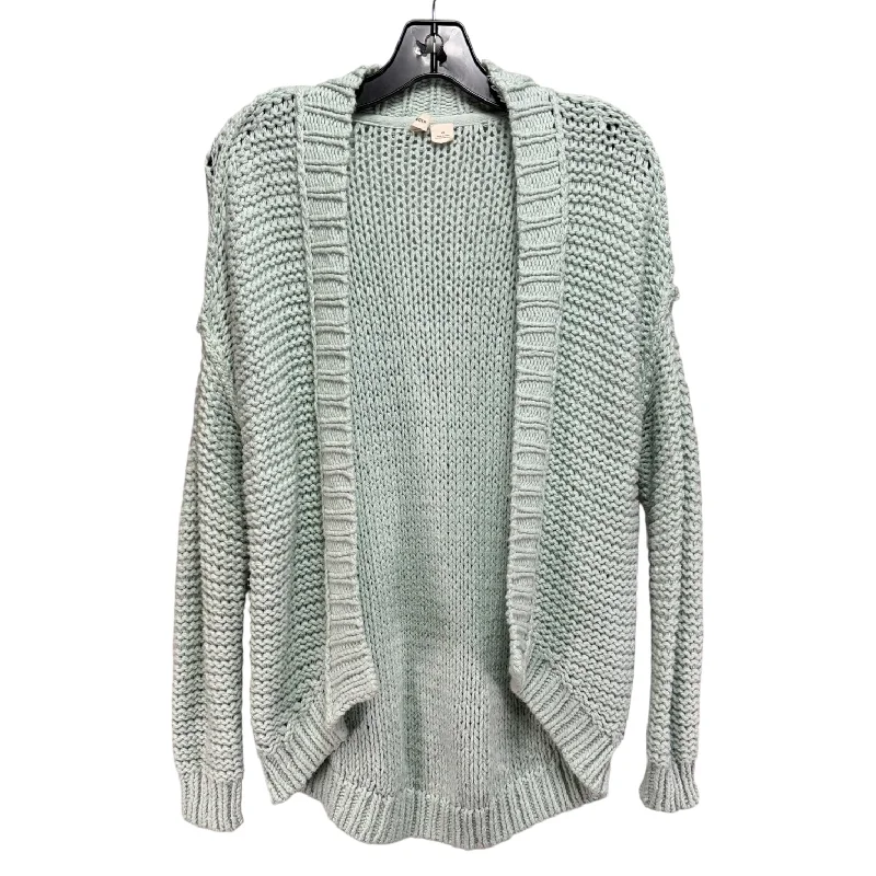 Sweater Cardigan By Moth In Green, Size: Xs Lumberjack