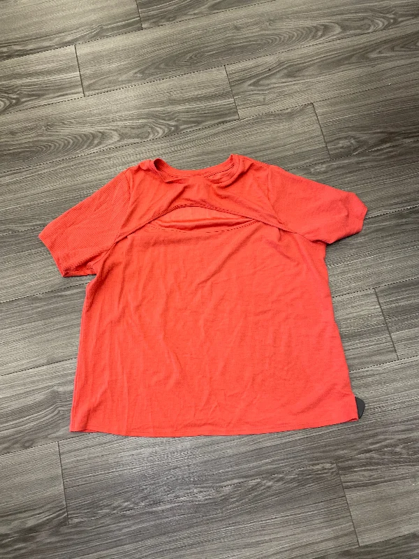 Top Short Sleeve By Ava & Viv In Pink, Size: 3x Dynamic Men's High