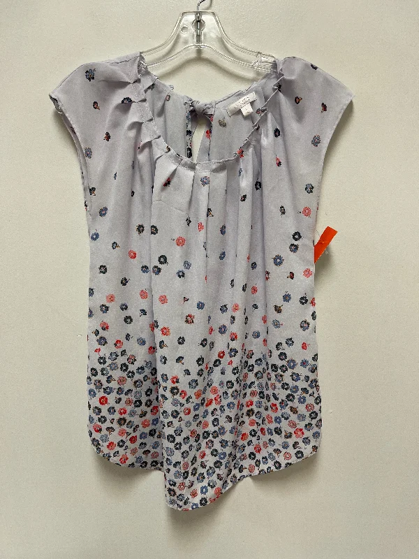 Top Short Sleeve By Lc Lauren Conrad In Purple, Size: S Bohemian Men's Free