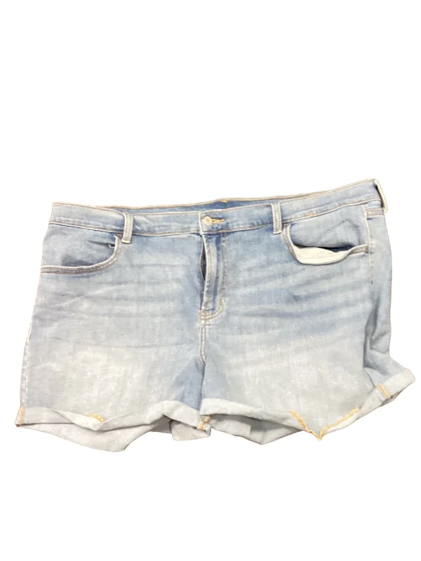 Blue Denim Shorts Old Navy, Size 18 Laid