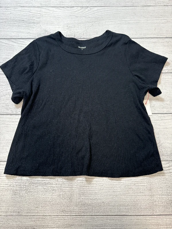 Top Short Sleeve Basic By Old Navy In Black, Size: 2x Cool Men's Skate