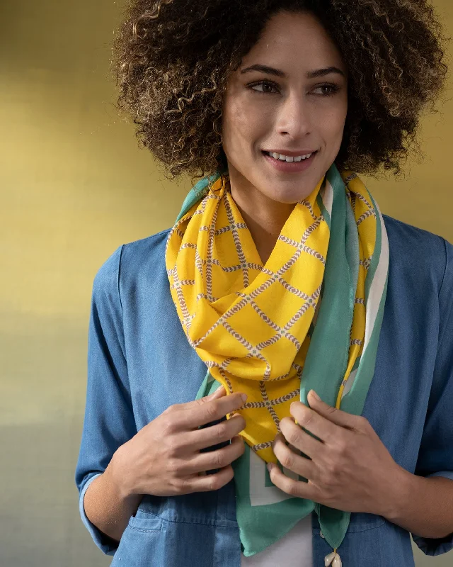 Zanzibar Scarf - Yellow Classic Men's Pin