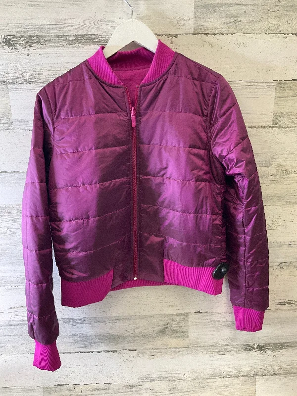 Athletic Jacket By Lululemon In Purple, Size: 8 Sophisticated Men's 
