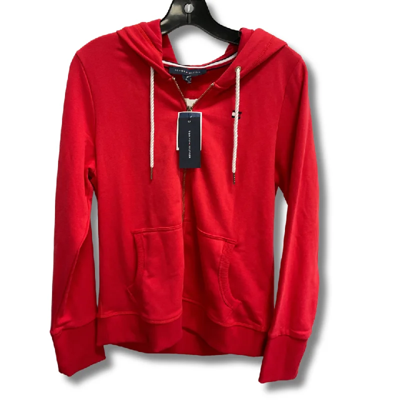 Athletic Jacket By Tommy Hilfiger In Red, Size: M Minimalist Men's Casual 