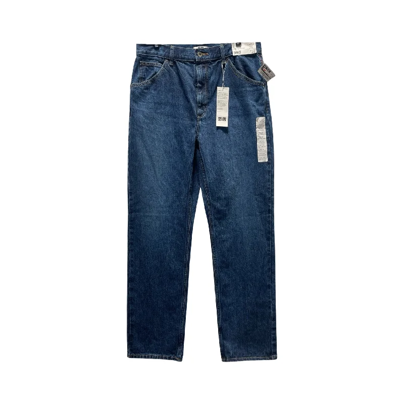 Jeans Straight By Uniqlo  Size: 10 Laid