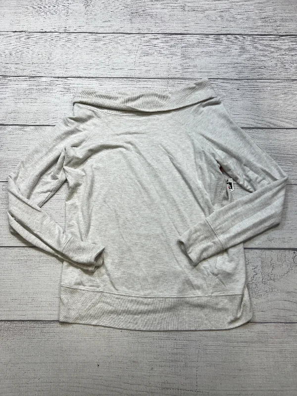 Athletic Top Long Sleeve Collar By Athleta In Grey, Size: M Sharp Men's Italian