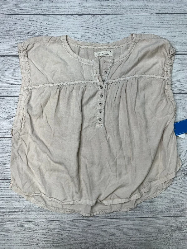 Top Short Sleeve By We The Free In Beige, Size: L Luxurious Men's High