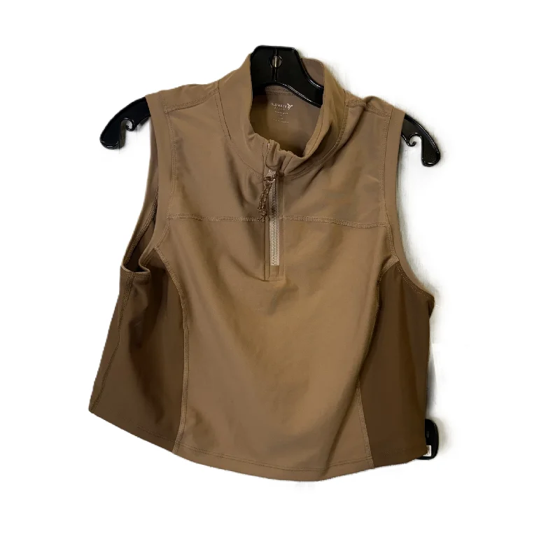 Athletic Top Short Sleeve By Old Navy In Brown, Size: L Casual Men's Loose