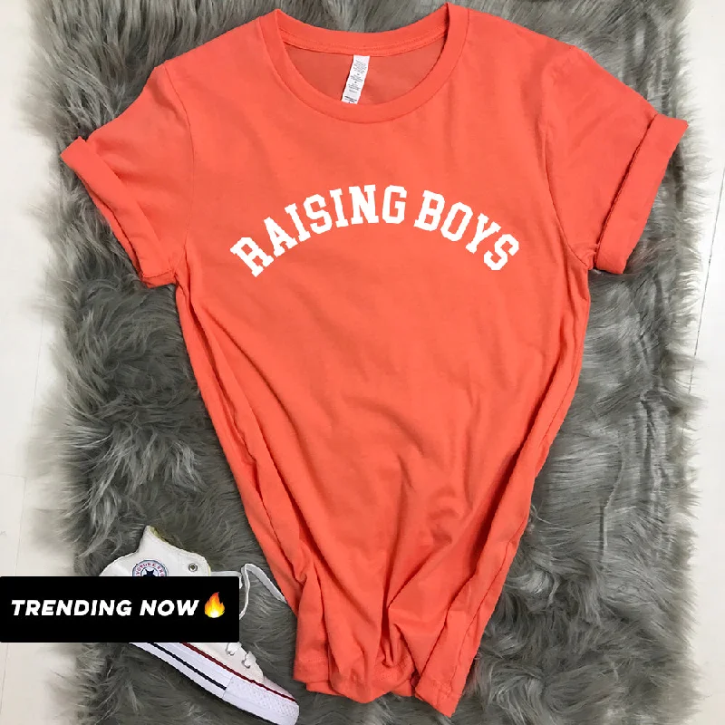 Raising Boys Summer T-Shirts (MRK X) Unique Men's Upcycled