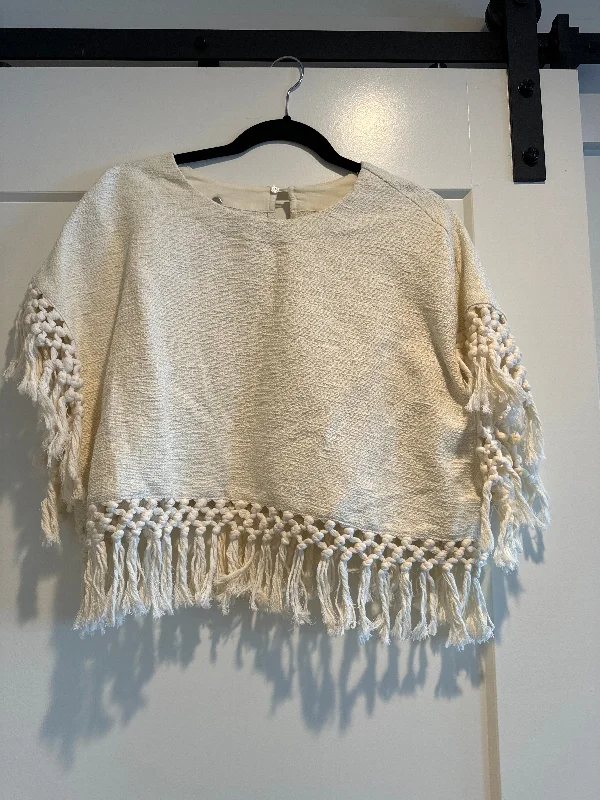Top Short Sleeve By H&m In Cream, Size: Xl Cozy Men's Winter