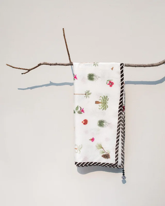 Tropical Scarf Sleek Men's Contemporary 