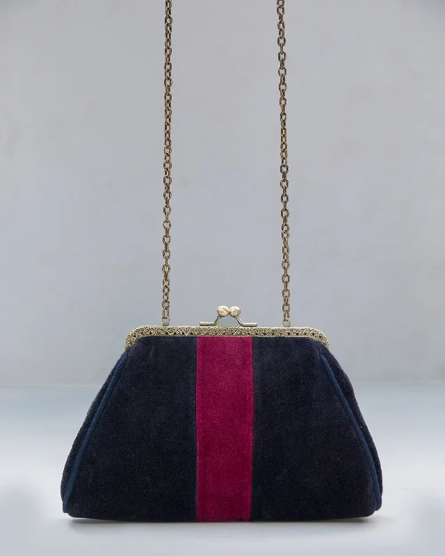 Romani Clutch - Navy Unique Men's Upcycled