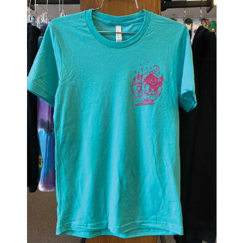 Focus Boardshop Wiscool Adventure Short Sleeve T-Shirt Relaxed Men's Beach