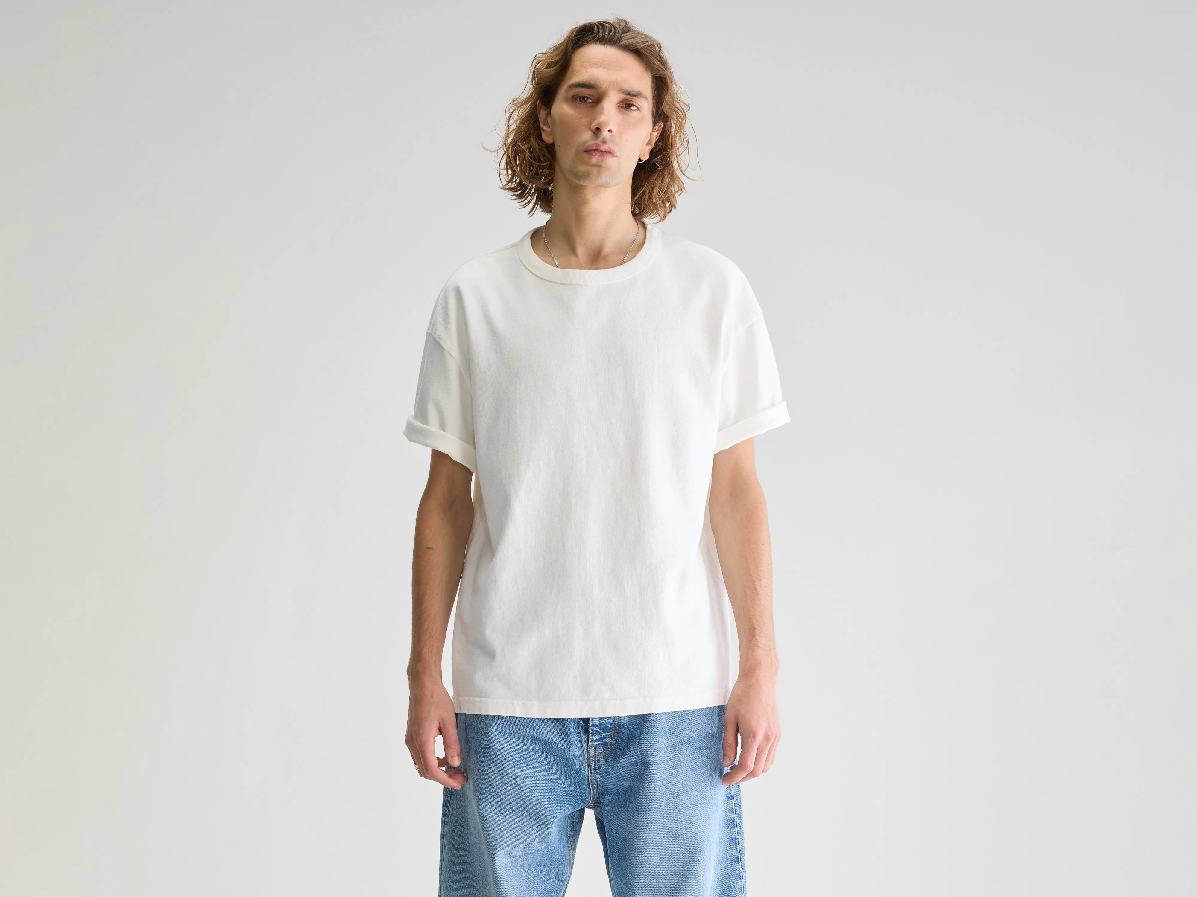 Vouch short-sleeve t-shirt (251 / M / WHITE) Relaxed Men's Australian 