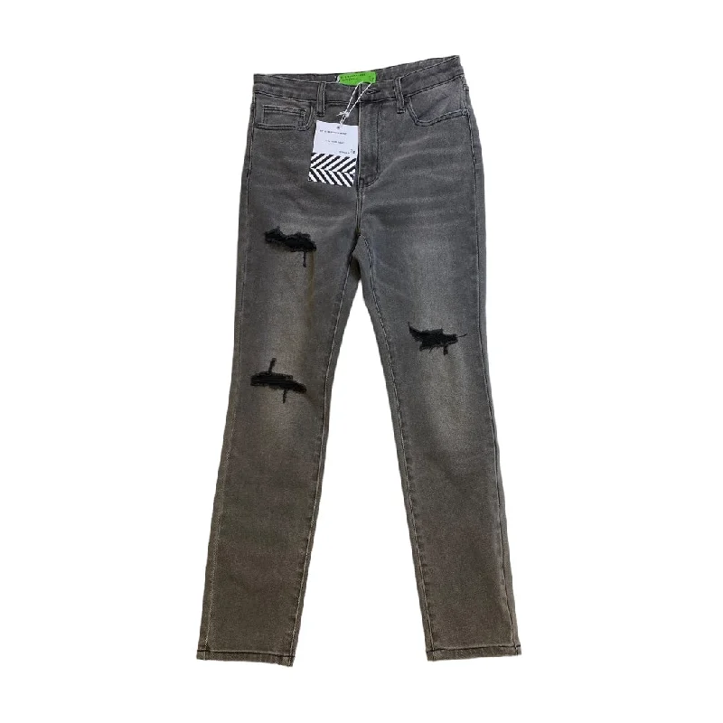 Jeans Straight By SR vs. Sandrine Rose Size: 2 Monochromatic All