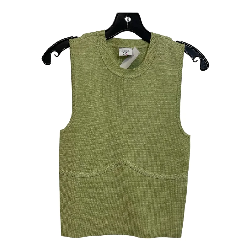 Top Sleeveless By Abercrombie And Fitch In Sage, Size: L Dynamic Men's Moto