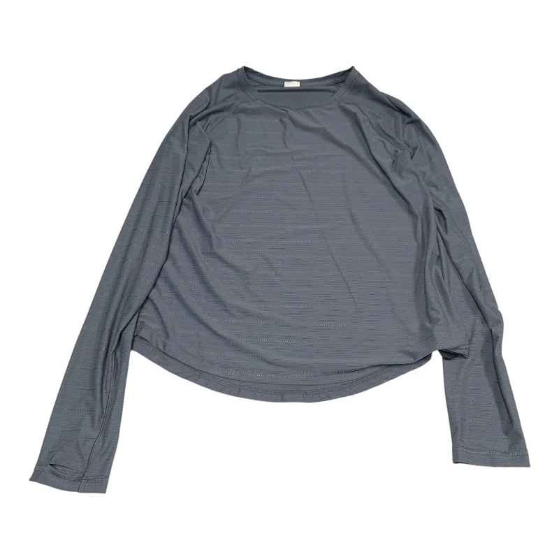 Athletic Top Long Sleeve Crewneck By Tek Gear In Grey, Size: S Practical Men's Quick Athletic Top Long Sleeve Crewneck By Tek Gear In Grey, Size: S Practical Men's Quick