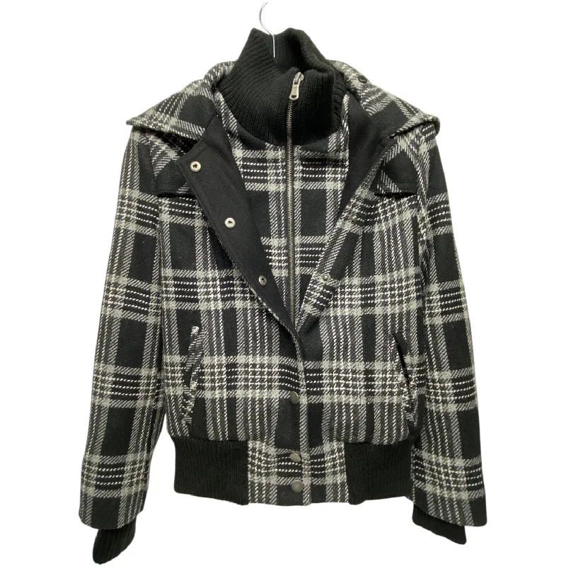 Jacket Other By New York And Co In Black & Grey, Size: 4 Relaxed Men's Beach