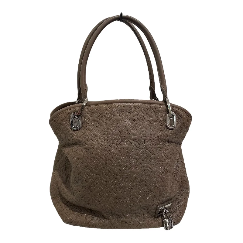 LOUIS VUITTON/Tote Bag[PO]/Brown/Leather/Monogram/ Bold Men's Statement