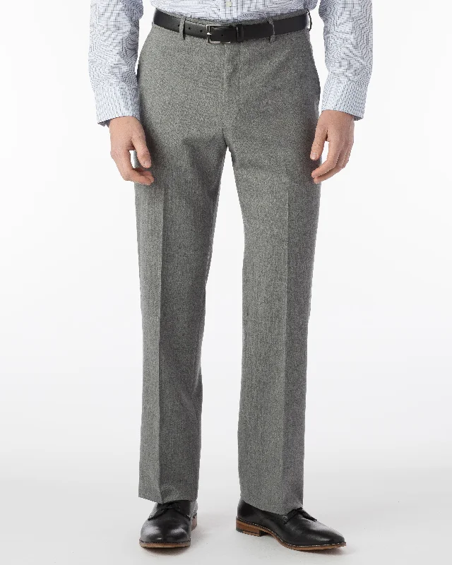 Ballin Pants - Dunhill Travel Twill - Pearl Grey Sophisticated Men's French