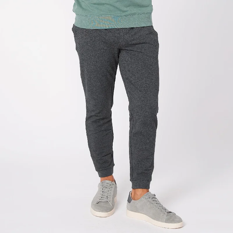 Charcoal French Terry Jogger Monochromatic All