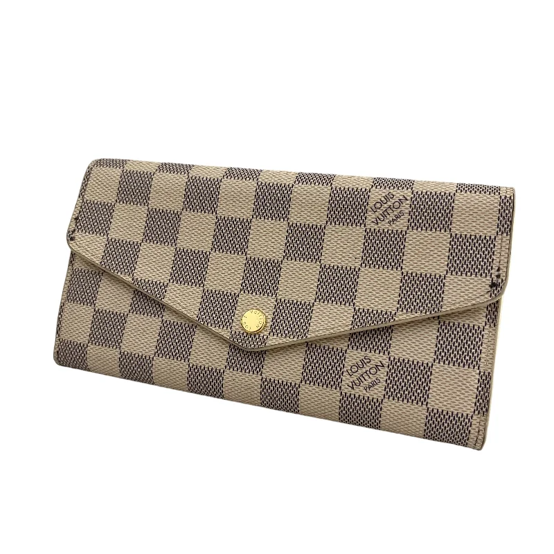 LOUIS VUITTON/Long Wallet/Monogram/Leather/CRM/checkerboard Sleek Men's Contemporary 