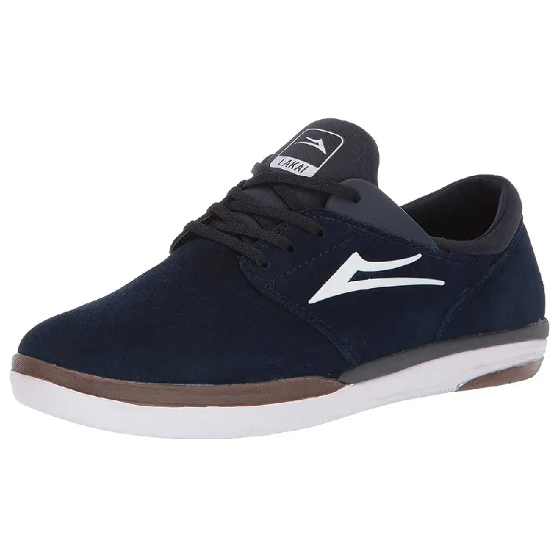Lakai Fremont Skate Shoes - Navy Suede Tailored