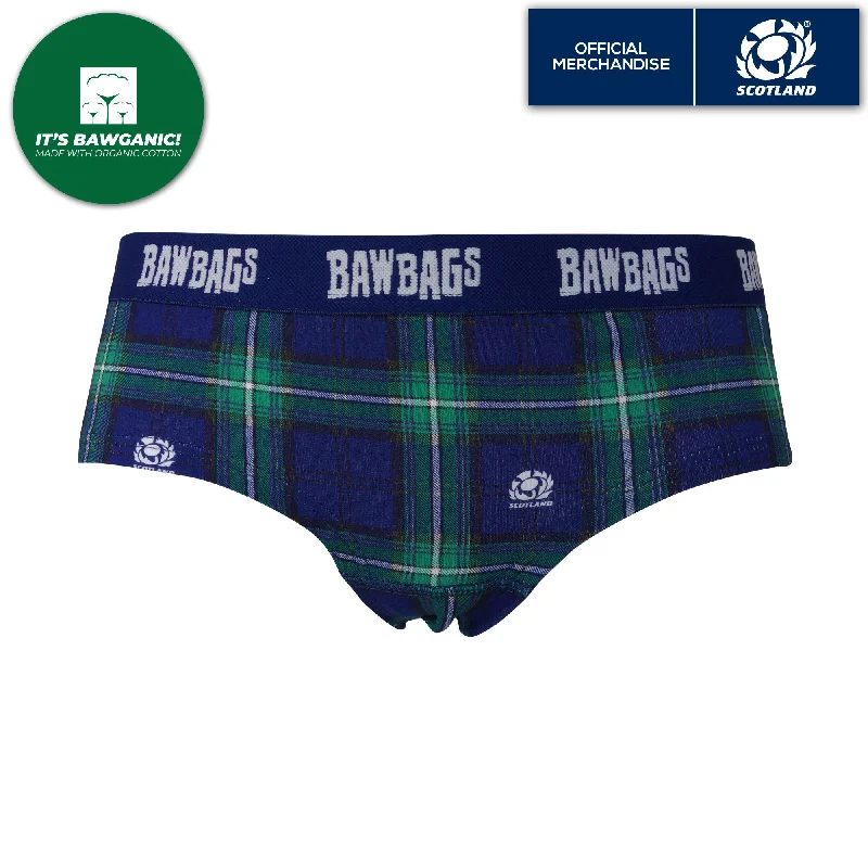 Women's Scotland Rugby Tartan Cotton Underwear Gym