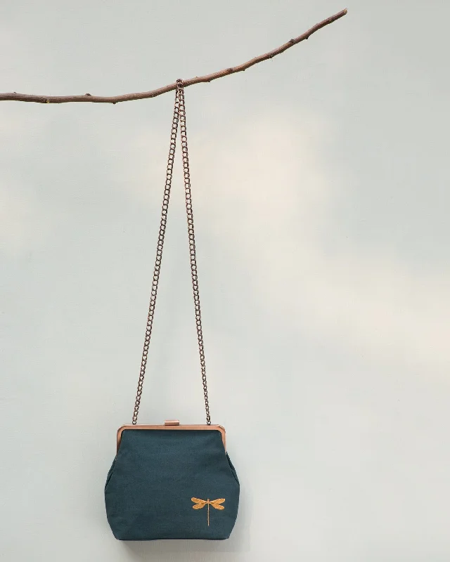 The Mini Messenger - Green Sophisticated Men's French