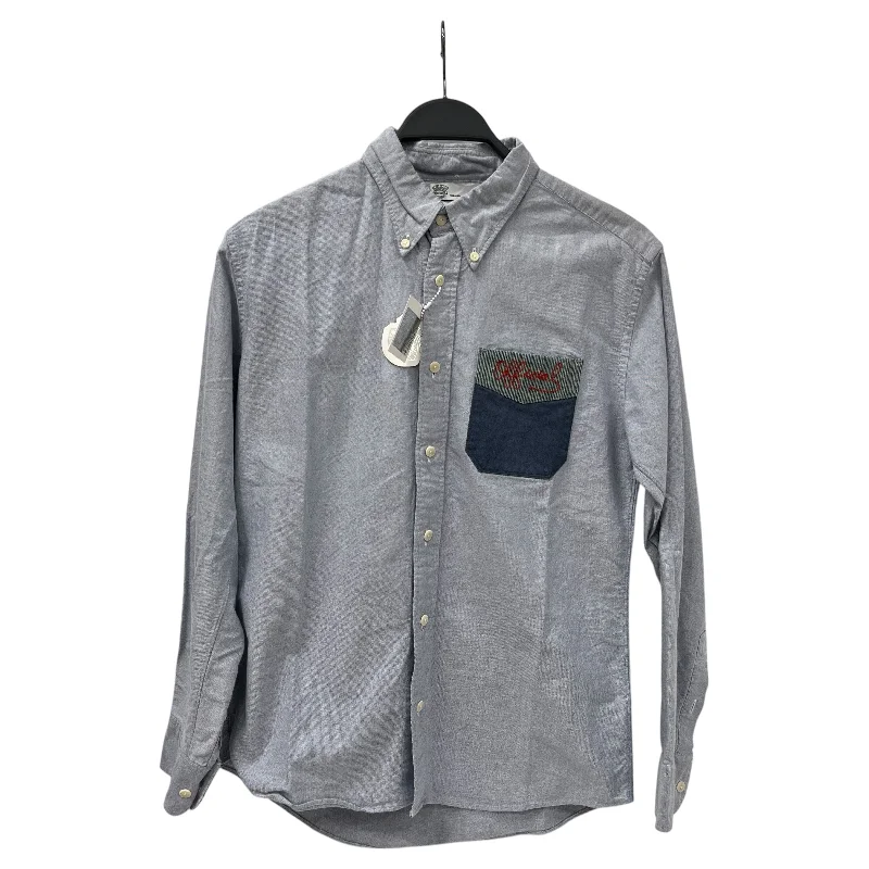 visvim/LS Shirt/S/Cotton/BLU/SS15 POCKET OXFORD SHIRT Refined Men's European