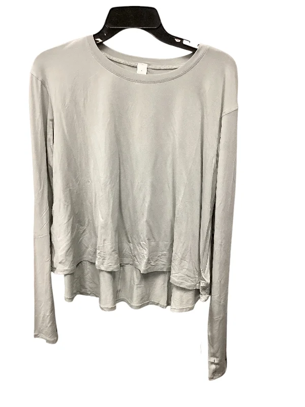 Athletic Top Long Sleeve Crewneck By Lululemon In Green, Size: 6 Confident Men's High