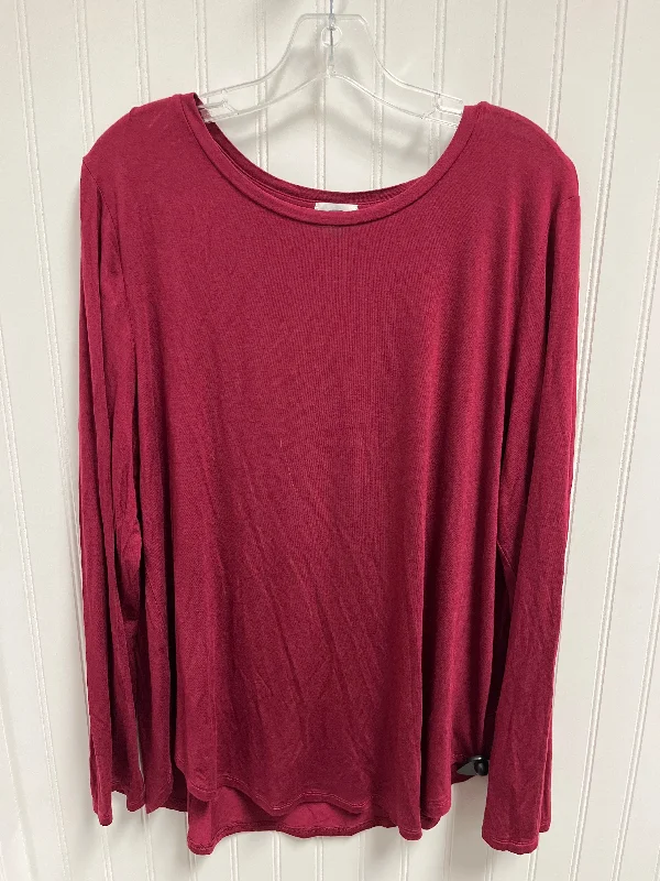 Top Long Sleeve By Old Navy In Pink, Size: 1x Confident Men's Power