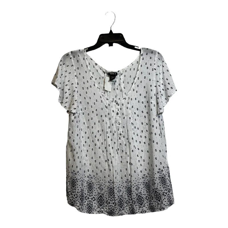 Top Short Sleeve By Torrid In Print, Size: M Tough Men's Tactical